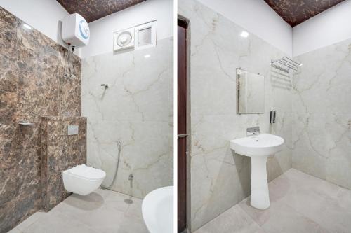 Koupelna v ubytování Super Hotel O Blue World Theme Park Formerly Hotel Mandhana