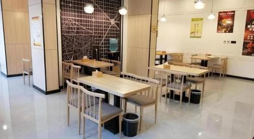 Restaurant ou autre lieu de restauration dans l'établissement GreenTree Alliance Hotel Suzhou Dangshan Lihua Square