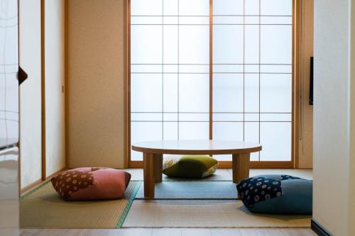 Χώρος καθιστικού στο Sakuragawa-an Higashiyama