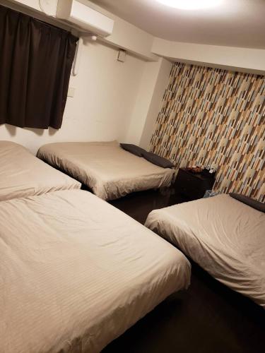 Osaka Guest Room TAI THAI 402 Near Namba Private room 3 bed room