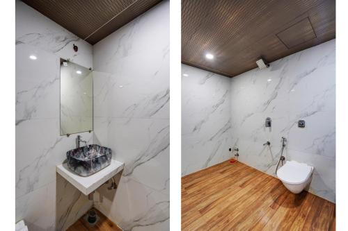 Ένα μπάνιο στο Hotel Riddhi Siddhi Vile Parle