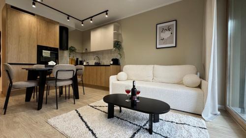 Posezení v ubytování Apartament Słoneczny 42
