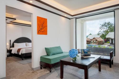Istumisnurk majutusasutuses Fullman Hotel