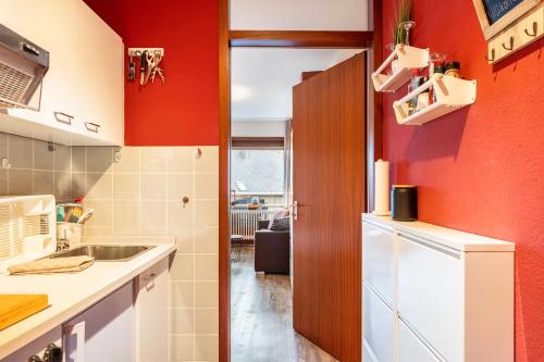 Η κουζίνα ή μικρή κουζίνα στο Ferienwohnung Dream