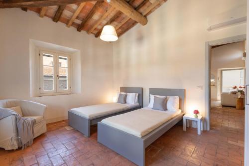 Posezení v ubytování Medea, Charming Apartments La Spinetta nel Borgo