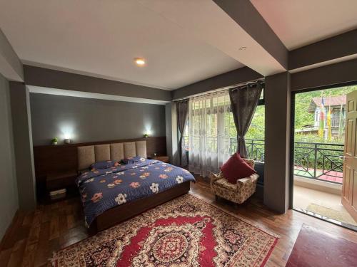 Ένα ή περισσότερα κρεβάτια σε δωμάτιο στο Darap Dzimkha