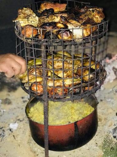 Barbacoa de la tenda de luxe