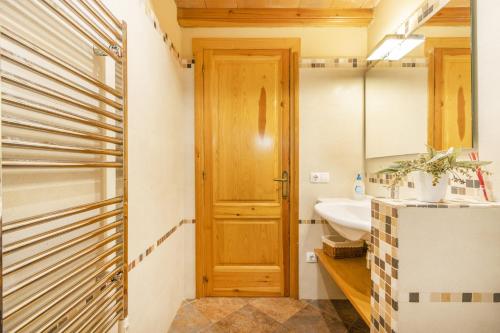 Koupelna v ubytování Casa La Granja