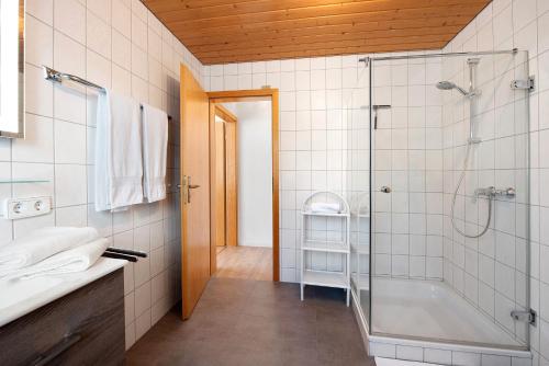 Vannituba majutusasutuses Ferienwohnung Möhrle