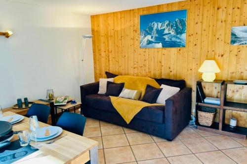 Χώρος καθιστικού στο Magical balcony on the Alps cozy alpine charm