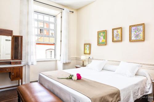 Postel nebo postele na pokoji v ubytování Casa Jurado