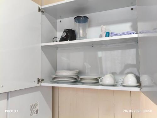 Nhà bếp/bếp nhỏ tại Chalé Márcio e Joelma