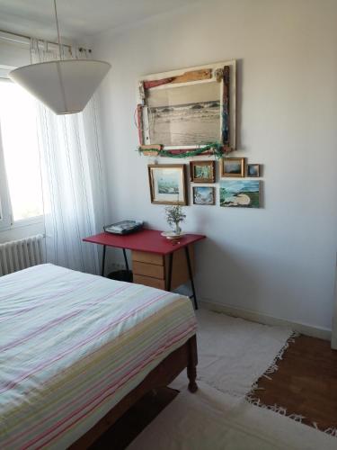 Ένα ή περισσότερα κρεβάτια σε δωμάτιο στο Respire