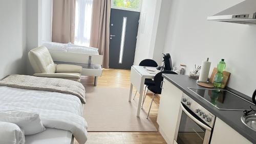 Kuchyň nebo kuchyňský kout v ubytování Baadenberger stay D