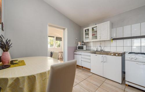 Kuchyň nebo kuchyňský kout v ubytování 1 Bedroom Awesome Apartment In Pag