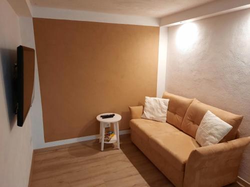 TV a/nebo společenská místnost v ubytování Ferienunterkunft