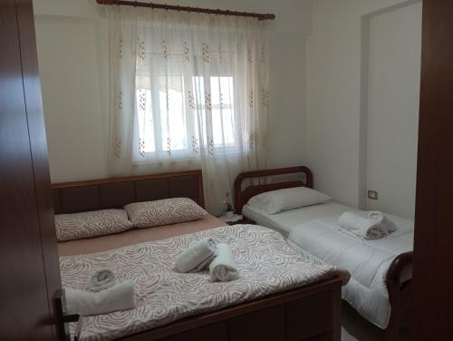 เตียงในห้องที่ Feodora's Apartment