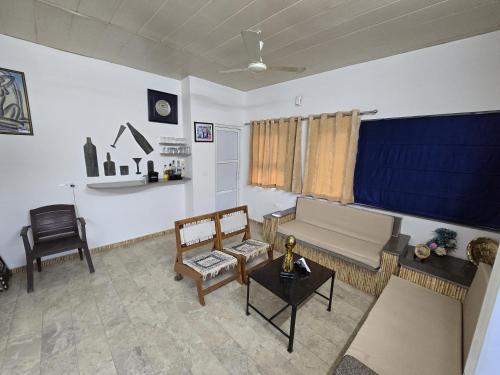 Posezení v ubytování H M farm