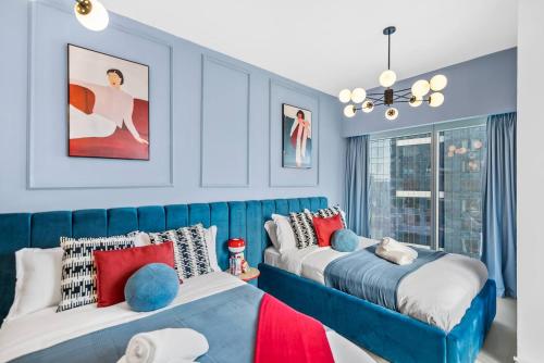 Ένα ή περισσότερα κρεβάτια σε δωμάτιο στο Luxury Gate Tower Residence