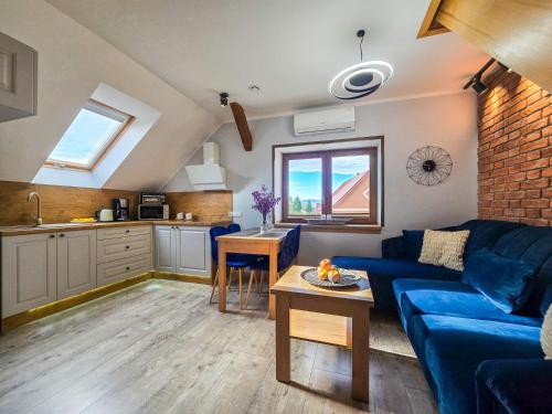 Η κουζίνα ή μικρή κουζίνα στο Apartament Komarno III