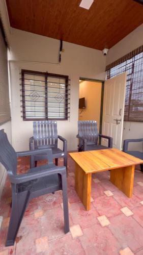 Posezení v ubytování Supra'z Nest