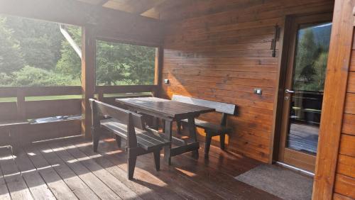 Balkón nebo terasa v ubytování Chalet Lilly Andalo Relax & Sport