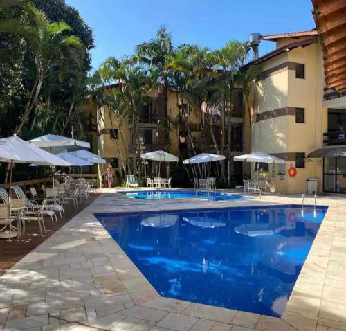 Πισίνα στο ή κοντά στο Apto com piscina aquecida em Riviera - Não aceita pet