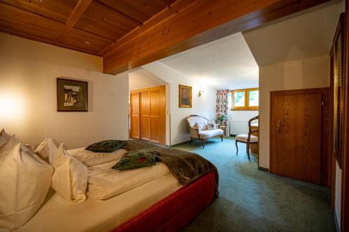 Postel nebo postele na pokoji v ubytování die AlpenRose