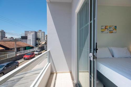 Кровать или кровати в номере Casa 2Q c/ churrasq. 600m orla MCA0609