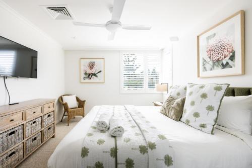 Postel nebo postele na pokoji v ubytování On Par at Magenta