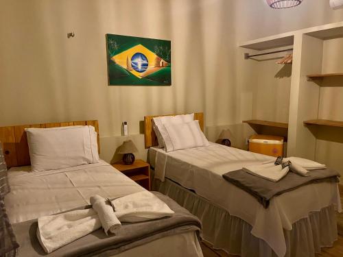 Un ou plusieurs lits dans un hébergement de l'établissement The Jungle, Guriú, CE