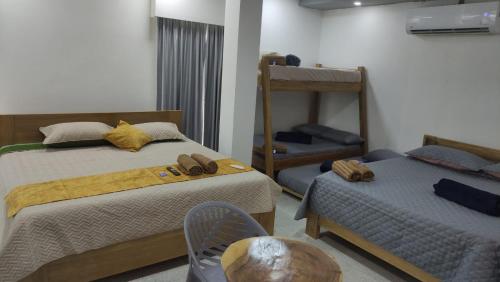 Katil atau katil-katil dalam bilik di Hotel Filigrana Mompox