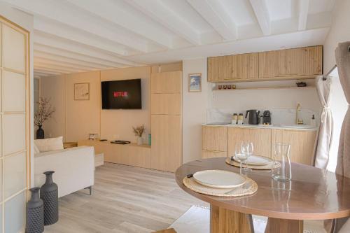 Η κουζίνα ή μικρή κουζίνα στο Cosy et Design Brotteaux - Massena