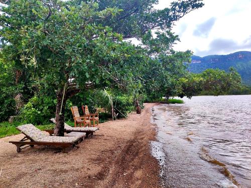 Naturlandschaft in der Nähe des Ferienhauses