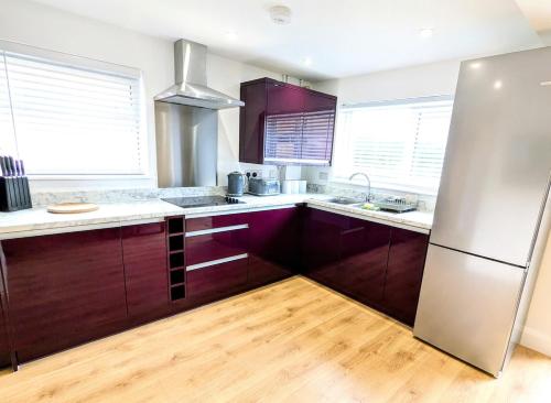 3 bed cosy homeにあるキッチンまたは簡易キッチン