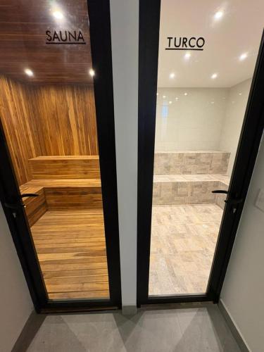 Koupelna v ubytování Mini loft cedritos