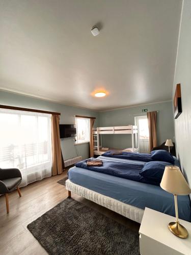 Postel nebo postele na pokoji v ubytování Árbakki-Guesthouse near Egilsstaðir