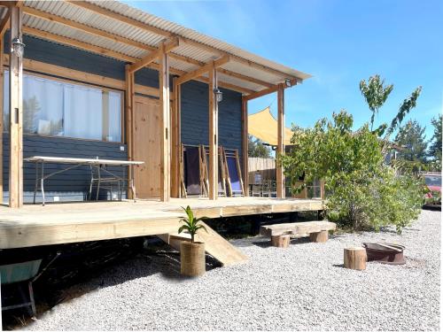 Μπαλκόνι ή βεράντα στο Tiny House Casa Maqui