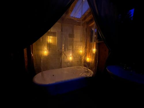 Koupelna v ubytování Duvalla