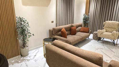 Zona de estar de Luxury appartment New Cairo