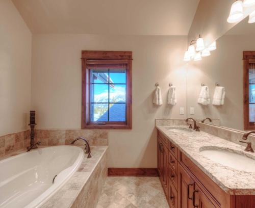 Koupelna v ubytování Trails End