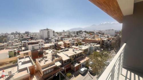 Γενική άποψη της πόλης Αρεκίπα ή θέα της πόλης από  αυτό το διαμέρισμα