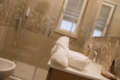 Koupelna v ubytování Casa Micò