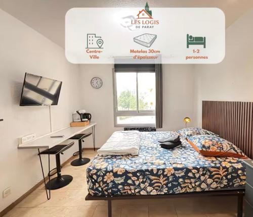 Studio centre ville Les logis de Paray 321