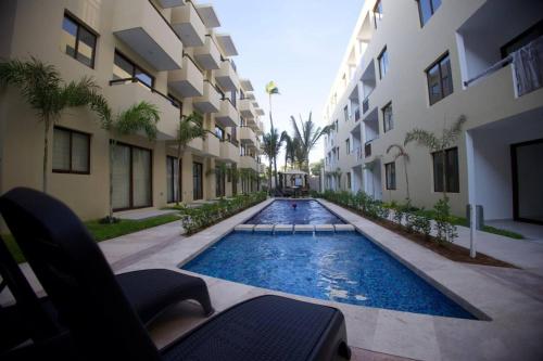 Bazén v ubytování Alojamiento a Unos Pasos de la Playa en Cerritos nebo v jeho okolí