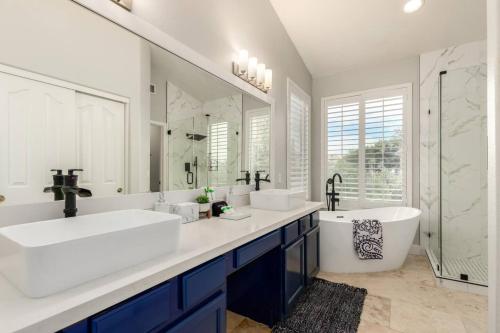 Koupelna v ubytování Desert Oasis