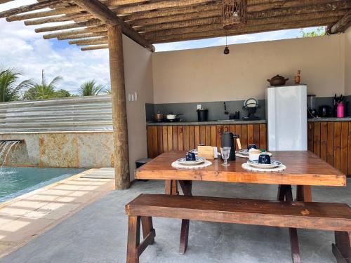 Πισίνα στο ή κοντά στο Chalé Caju