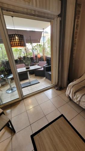 Logement entier F4にあるシーティングエリア