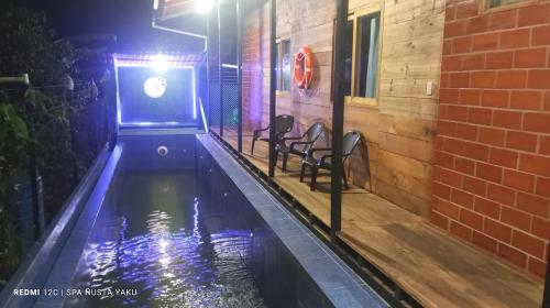 Πισίνα στο ή κοντά στο Wasi ñusta Yaku