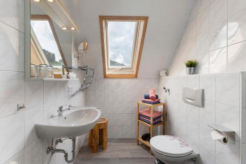 Koupelna v ubytování Schlegelhansenhof